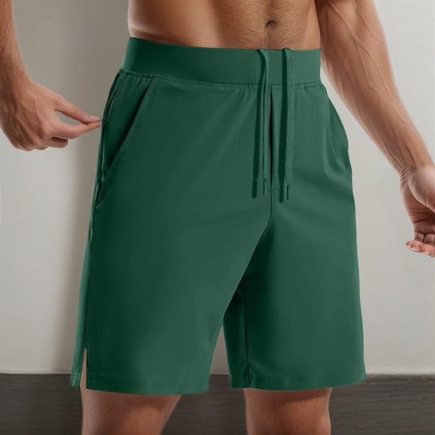 Pantalones Cortos Casuales Para Hombre Para Uso Diario, Corte Recto, Diseño Sencillo Para Actividades de Verano, Para Combinar Con Camisetas y Chalecos, Lavables A Máquina y Cómodos, Tejido Elástico.