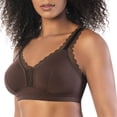 thumbnail image 3 of Dalis Wire-Free Full Bust Bralette, Deep Nude, 42DDD, 3 of 5