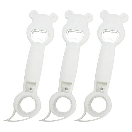 

Kehuoyezai Can Opener Multifunctional Smooth Edge 4 In 1 Manual Lid Remover Bottle Kitchen Accessories Beer 12Pcs