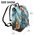 thumbnail image 2 of Naloa Stylish Dog in Denim Outfit Print Leather Backpack Purse for Women and Ladies,Shoulder Travel Daypacks Bags,Laptop Backpack for Women, 2 of 4