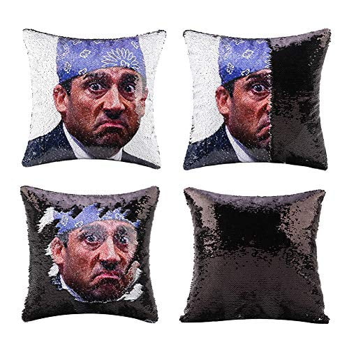 funny sequin reveal pillow