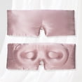 thumbnail image 7 of Unique Bargains 22 Momme Pure Silk Sleep Mask with Travel Pouch 3D Contour Adjustable Blindfold for Side Sleepers Eyelash Protecting for Natural Lashes & Extensions Light Pink, 7 of 7