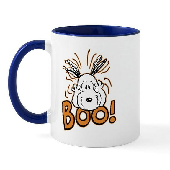 CafePress - Peanuts Halloween Mugs - 11 oz Ceramic Mug - Novelty Coffee Tea Cup