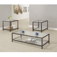 thumbnail image 2 of Trini 3-piece Coffee and End Table Set Black Nickel, 2 of 6