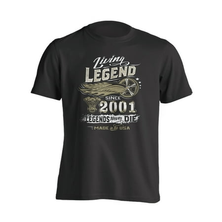 Living Legend 18th Birthday Gift Shirt for those Born in 2001 Small - (Best 18th Birthday Gifts)