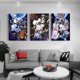 thumbnail image 1 of Set de póster Gintama Anime, 40 x 60 cm, 3 piezas, arte de pared, 1 of 3