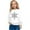 White, variant on IWRICH Snowflake Sweatshirt for Girl Christmas Snowflake Graphic Long Sleeve Shirts Winter Xmas Holiday Pullover Tops White 160