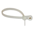 thumbnail image 2 of 8inch Wall Mountable Cable Tie Clear 100pcs, 2 of 2