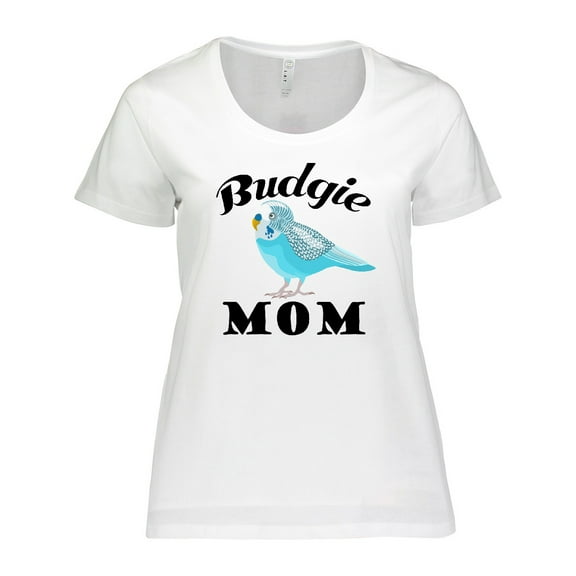 Inktastic Budgie Mom Parakeet Budgerigar Bird Women's Plus Size T-Shirt