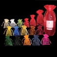 thumbnail image 2 of The Ribbon People Club Pack of 36 Burgundy Organza Tie Gift Bags 3.5" x 5.5", 2 of 2