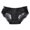 Black, variant on 3-Pack Womens Lace Trim Panties Underwear Floral Lace Sexy Bikini Panty Seamless Underpants