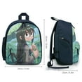 thumbnail image 2 of Tsuyu Asui Backpack Cute Print Daypack Lightweight Casual Backpack Travel Hiking Backpacks, 2 of 6