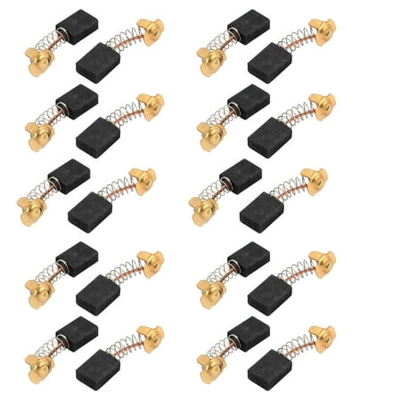 

10 Pairs 7x13x17mm Carbon Brushes Power Tool for Electric Hammer Drill Motor