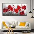 thumbnail image 4 of Hilo de bordar completo Eco-algodón 11CT Impreso Poppy Cross Stitch Kit Obra de arte, 4 of 9