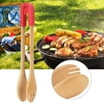 thumbnail image 3 of Cooking Tong, Bamboo Tongs Set Safe And Durable Dessert Food BBQ Clip Clamp For Kitchen, 3 of 8