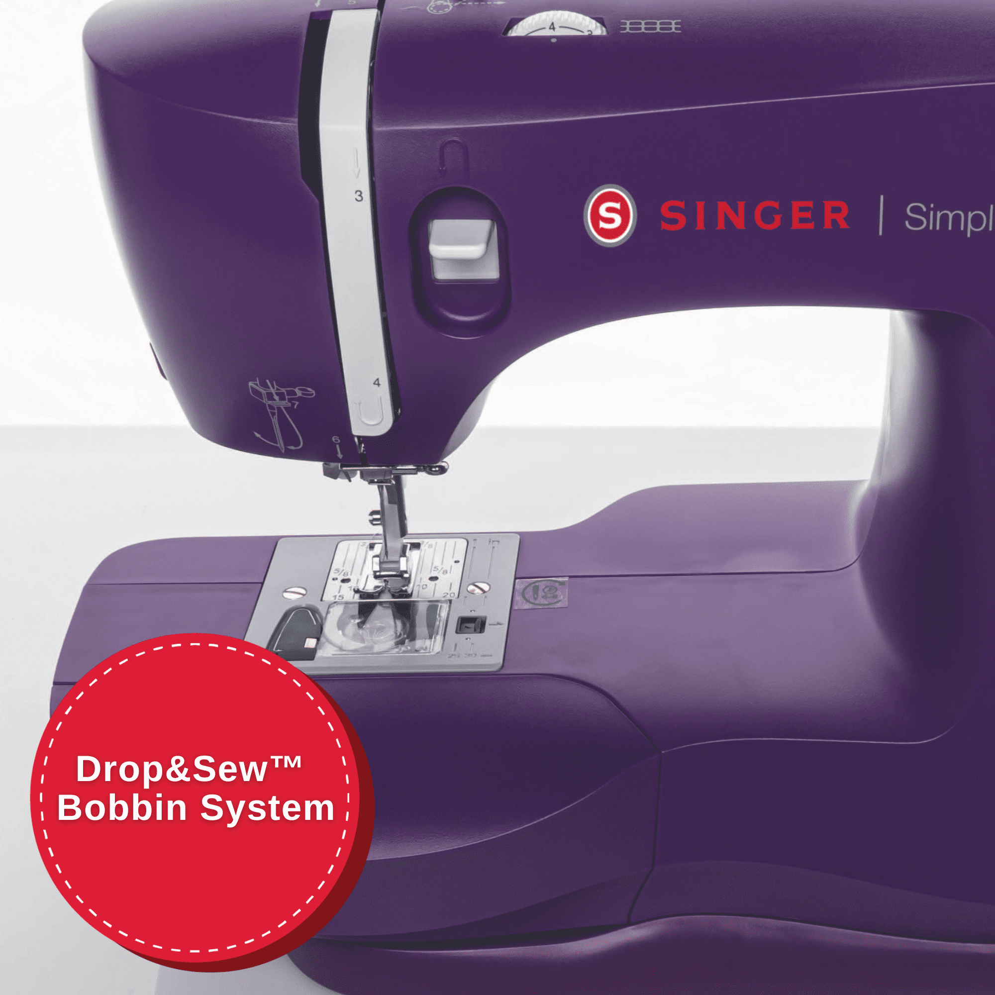 SINGER 3337 Purple Mechanical Sewing Machine