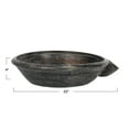 thumbnail image 2 of Creative Co-Op Large Decorative Vintage Clay Bowl with Handle for Storage, Black, 2 of 4
