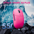 thumbnail image 2 of ATTACK SHARK X8PLUS Tri-mode Wireless Gaming Mouse With C06 ULTRA Cable, 2 of 9