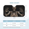 thumbnail image 2 of Kdxio Cyber Skeleton With Tattoos Print Windshield Sun Shade, Foldable Sun Blocker for Car,Truck,SUV Automotive Interior Sun Protection,Reflective Shade for Front Windshield(Small), 2 of 6