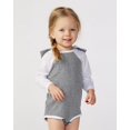 thumbnail image 2 of Rabbit Skins Fine Jersey Infant Character Hooded Long Sleeve Bodysuit with Ears, 2 of 3