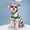 A012- Cat Brass Bell Wind Chime, variant on Small Dog Shirt, Red Striped Pique Knit Dog Shirt for Small Dogs, Breathable Short Sleeve Dog T-Shirt, Casual Pet Polo for Chihuahua Yorkie Schnauzer, Everyday Use Xxxl 1 Piece