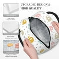 thumbnail image 3 of Yiaed Little Elephant Print Lunch Bag Adult Insulated Lunch Box, Leakproof Cooler Food Lunch Containers Reusable High Capacity Lunch Tote Bags-One Size, 3 of 6