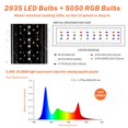thumbnail image 3 of Luz LED para acuarios, encendido/apagado automático, 90 a 107 cm, 7 colores, 3 of 6