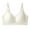 c01White, variant on LNWUY V Neck Wireless Bras for Women No Underwire Lightly Lift Womens Bras Soft Comfort Seamless Bralettes Brown M