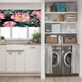 thumbnail image 3 of LALILO Kitchen Curtain Valance Purple Night Sky Sky Purple Rod Pocket Window Curtain 52"x 18" Set of 2, 3 of 7