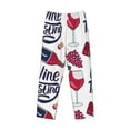 thumbnail image 4 of Bingfone Red Wine Glass Bottle Mens All Over Print Sleep Pajama Pants-Medium, 4 of 9