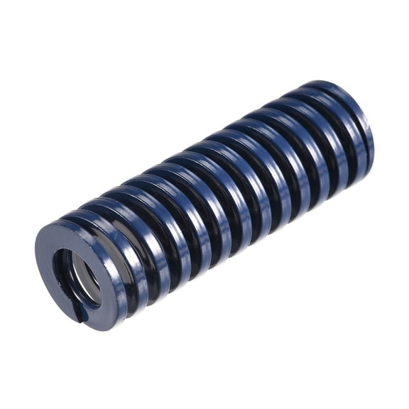 Uxcell Die Spring 16mm OD 45mm Long Spiral Stamping Light Load Compression Die Springs, Blue