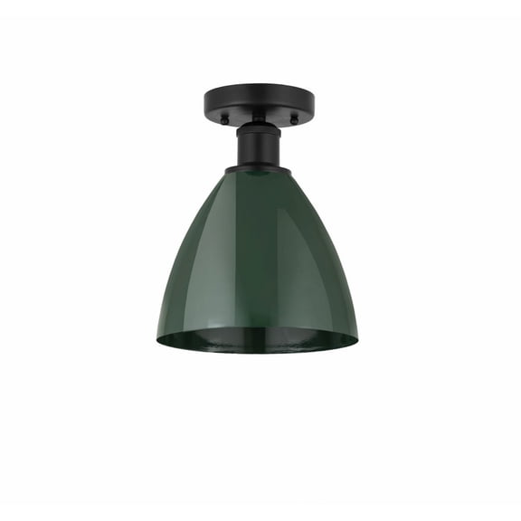 Innovations Lighting - Plymouth Dome - 1 Light Semi-Flush Mount In Industrial