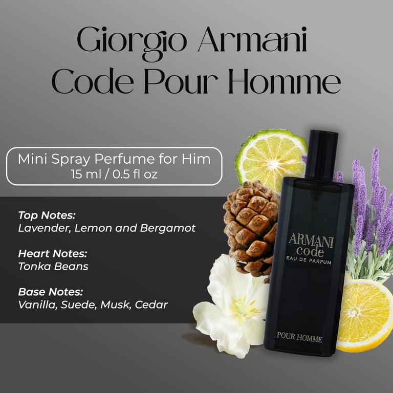 Giorgio Armani Men's Armani Code EDP 0.5 oz Fragrances