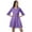 Amethyst, variant on Drawstring Mini Dress Printed Poly Crepe Women Ruffle Sleeve Shirt Dress