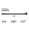 thumbnail image 2 of TR Industrial Ultra Heavy Duty Multi-Purpose UV Cable Ties (50-Piece), 250 lbs. Tensile Strength, 8.9", Black 8.9", 2 of 5