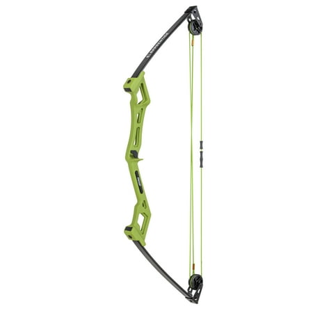 Bear Archery Apprentice Youth Bow Set Includes Arrows Target Finger Rollers and Arrow Rest Recommended for Ages 4 to 7 - Flo Green