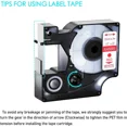 thumbnail image 5 of 3× D1 Label Tape 45015 S0720550 For Dymo Labelmanager 160 280 Pnp 360D 210D 420P, 5 of 6