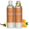 thumbnail image 1 of SoCal Suds & Company - Acondicionador orgánico para bebés y niños - Ingredientes naturales suaves Aceites orgánicos ricos en vitaminas para bebés y niños cuero cabelludo sensible - Naranja vainilla 12, 1 of 5