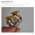 thumbnail image 3 of unbranded Clip Dorado Para Saxofón Alto Ligadura Metálica Resistente Y Ajustable Accesorio Profesional, 3 of 8