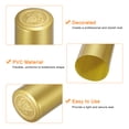 thumbnail image 3 of Uxcell 100 Pack Heat Shrink Wrap Sleeves Wine Shrink Wrap Cap Grape Shape, 30x60mm Gold, 3 of 5