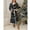 Black, variant on Lilgiuy Women's Christmas Casual Breathable Hooded Long Sleeved Flannel Nightgown+Belt for Spa Robe