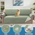 thumbnail image 3 of H.VERSAILTEX 100% Waterproof Sofa Cover Non-Slip Machine Washable with Elastic Straps Slipcovers Pet-friendly Furniture Protector(Oversized Sofa, Sage), 3 of 7