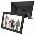 thumbnail image 3 of 10.1In WiFi Digital Photo Frame with LED Light 1280x800 HD IPS LCD Touch Screen Electronic Picture Music Movie 32GB (US), 3 of 6