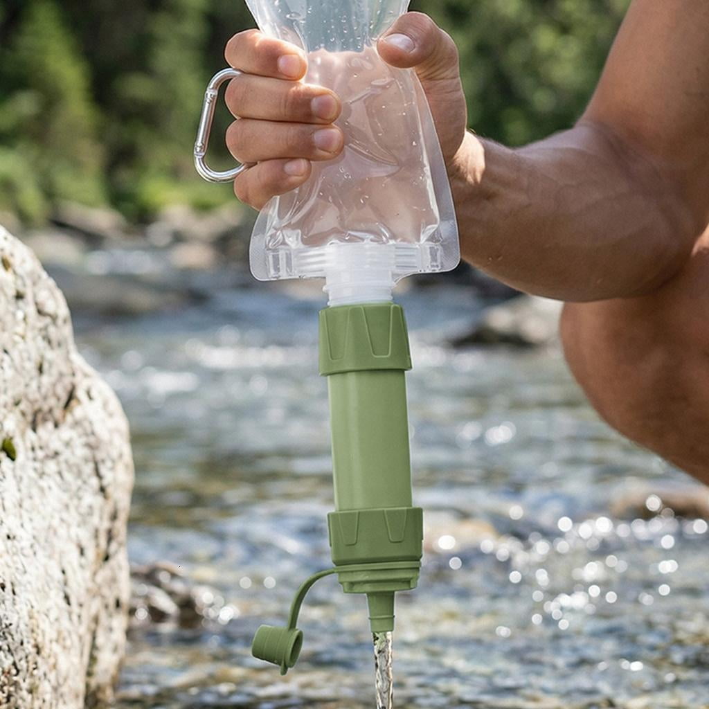 Yihuala Disaster Preparedness Water Filter Personals Survival Straw Purifiers for Emergencies Outdoor Camping & Hiking Gear