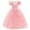 Pink Dress, variant on Princess Sofia Dress Up Costume Kids Puff Sleeve Fancy Party Pink Rapunzel Costume