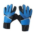 thumbnail image 6 of lacooooppia Goalkeeper Gloves Finger Protection for Kids Football Gloves for Goalkeeping Blue Size 7, 6 of 8