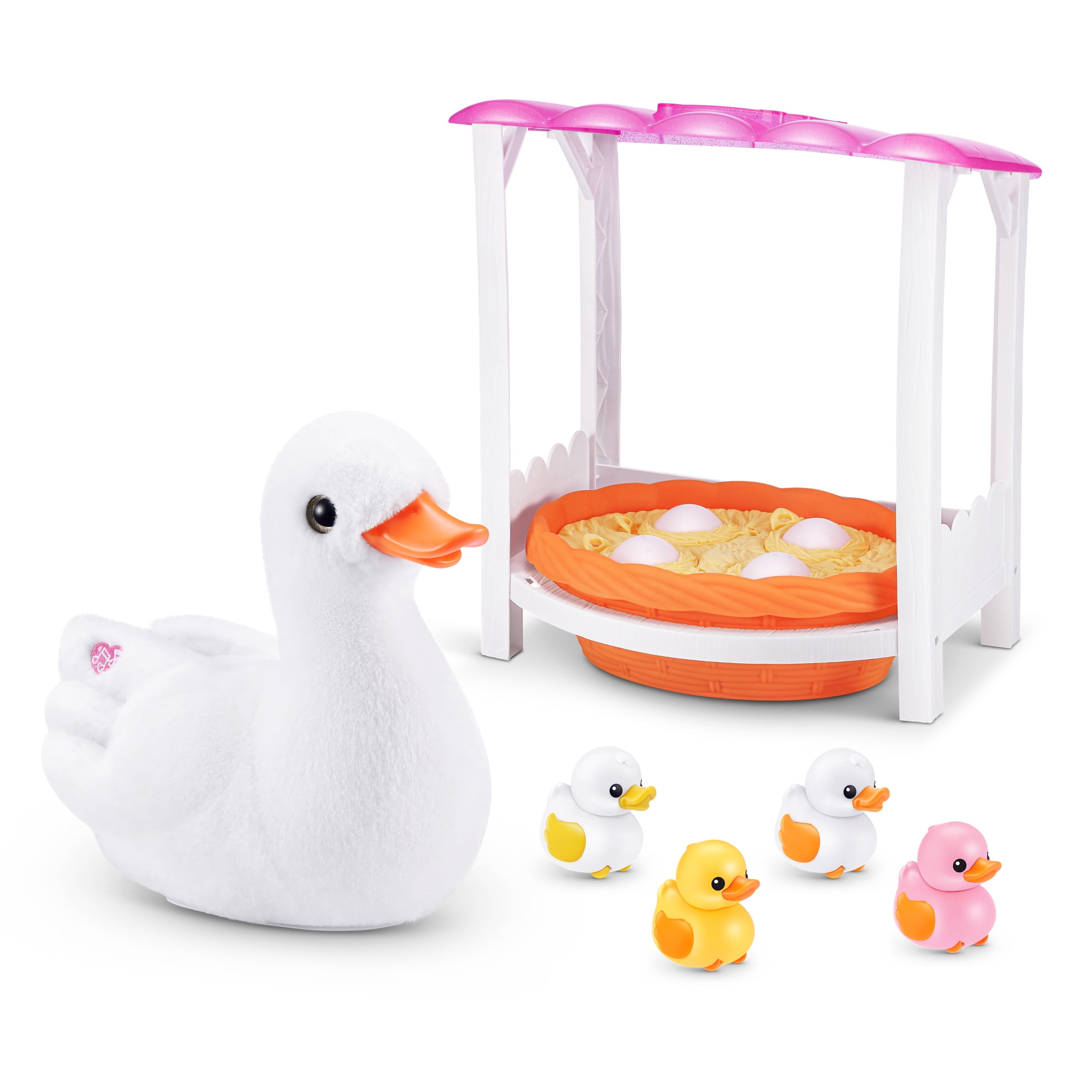 Pets Alive Mommy Duck & Baby Surprise, Nurturing Play Surprise Hatching Interactive Girls Toy by ZURU for Kids Ages 3+