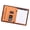 Brown With calculator, variant on Ywmsfl Conference Folder Zippered File Case with Multiple Pocket Card Holder Clipboard