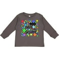 thumbnail image 3 of Inktastic 100 Days of School Colorful Stars Boys or Girls Long Sleeve Toddler T-Shirt, 3 of 5