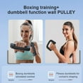 thumbnail image 3 of Boxing Dumbbell 2Pcs Non-Slip D Shaped Gymnastics Hand Weight for Home Gym Workout Muscle Exercises Strength Training Equipment, 3 of 7
